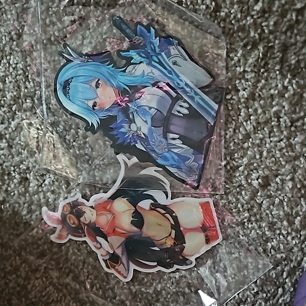 Amber and Eula stickers